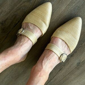 Sole society neutral woven flats